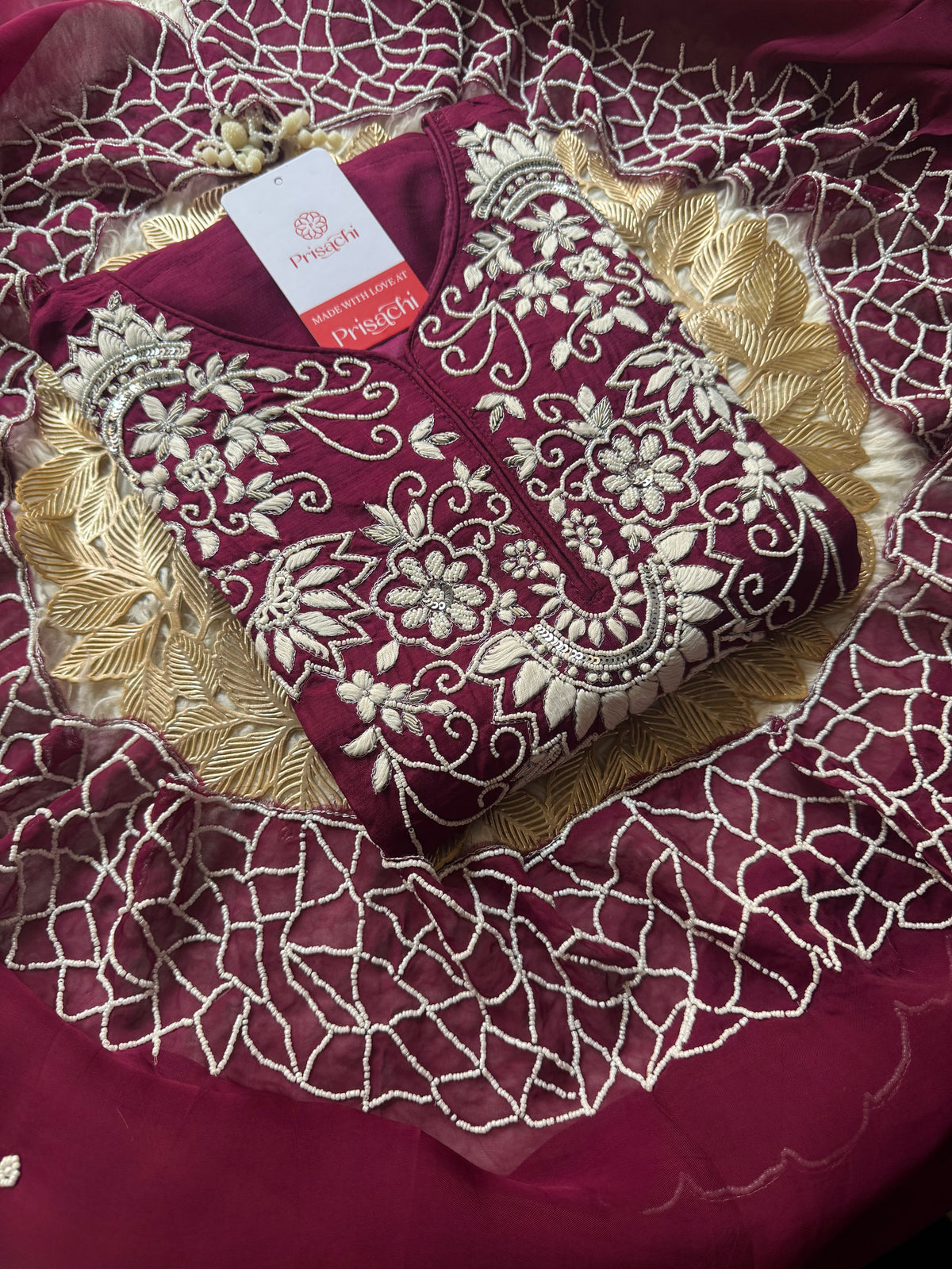 Designer Embroidered kurta Bottom  with dupatta
