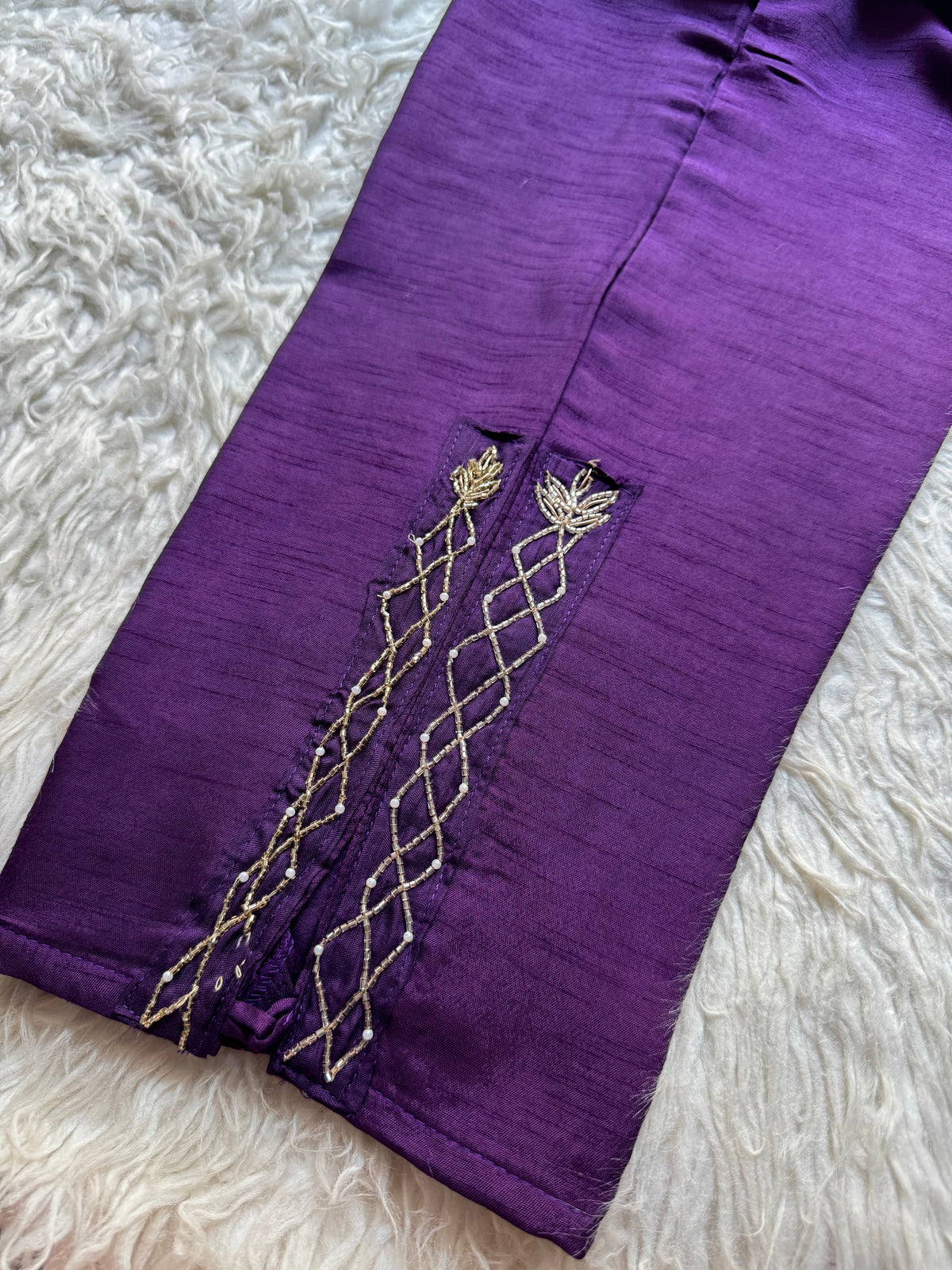 Designer Embroidered kurta set with dupatta