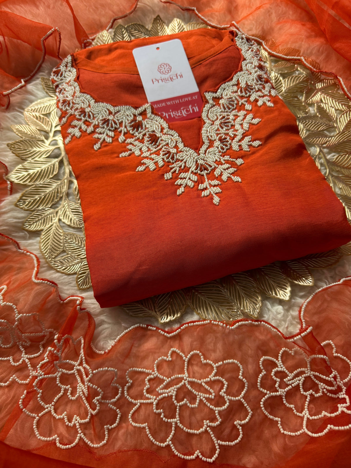 Embroidered kurta Pant  with dupatta