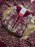 Designer Embroidered kurta Bottom  with dupatta