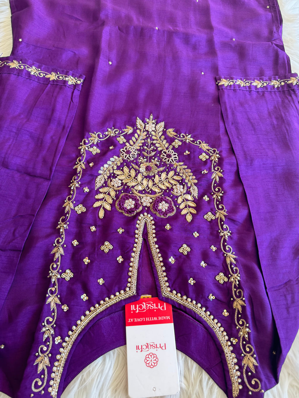 Embroidered Kurta bottom With Dupatta