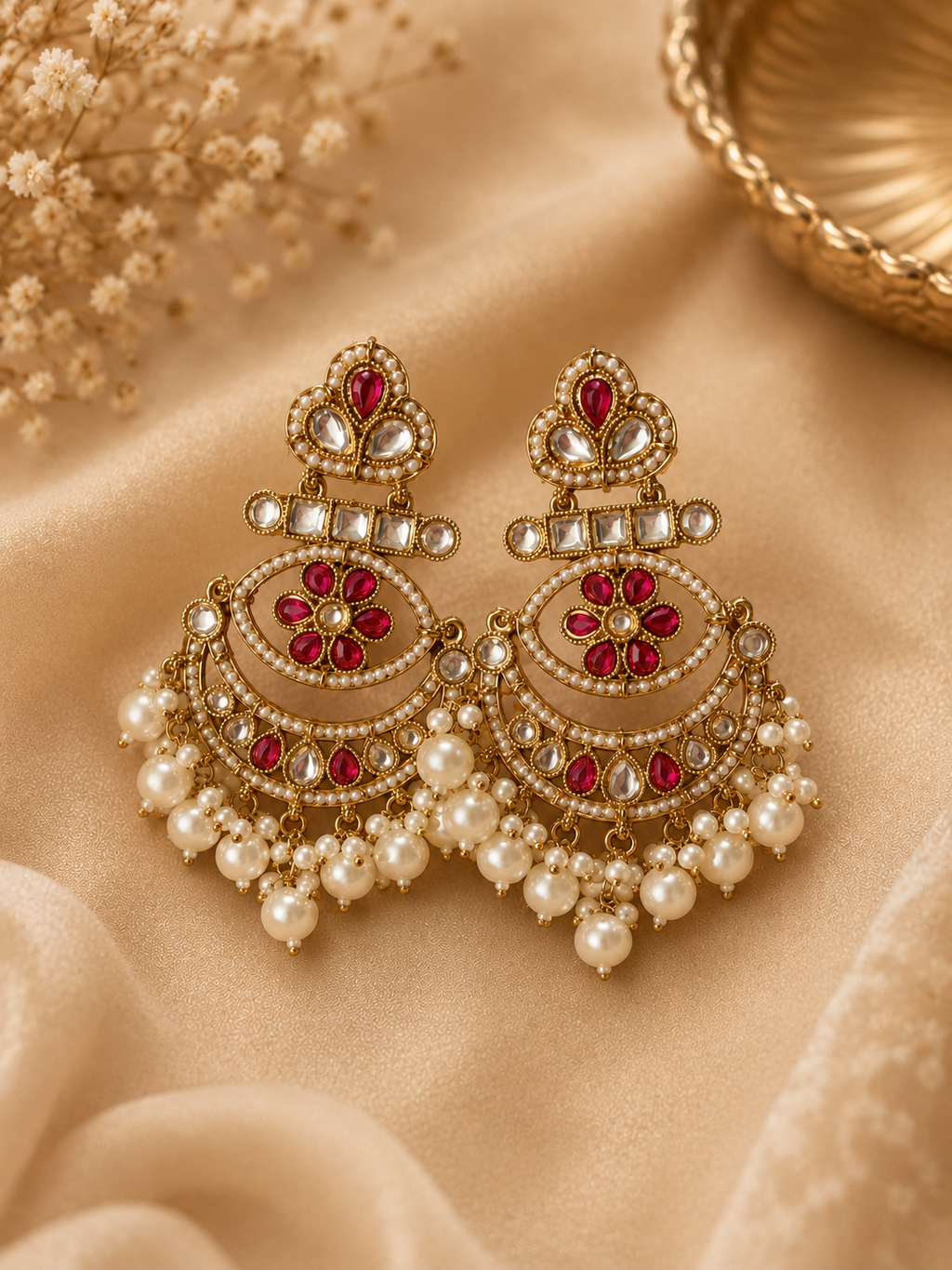 Gold-Plated Earrings for Women