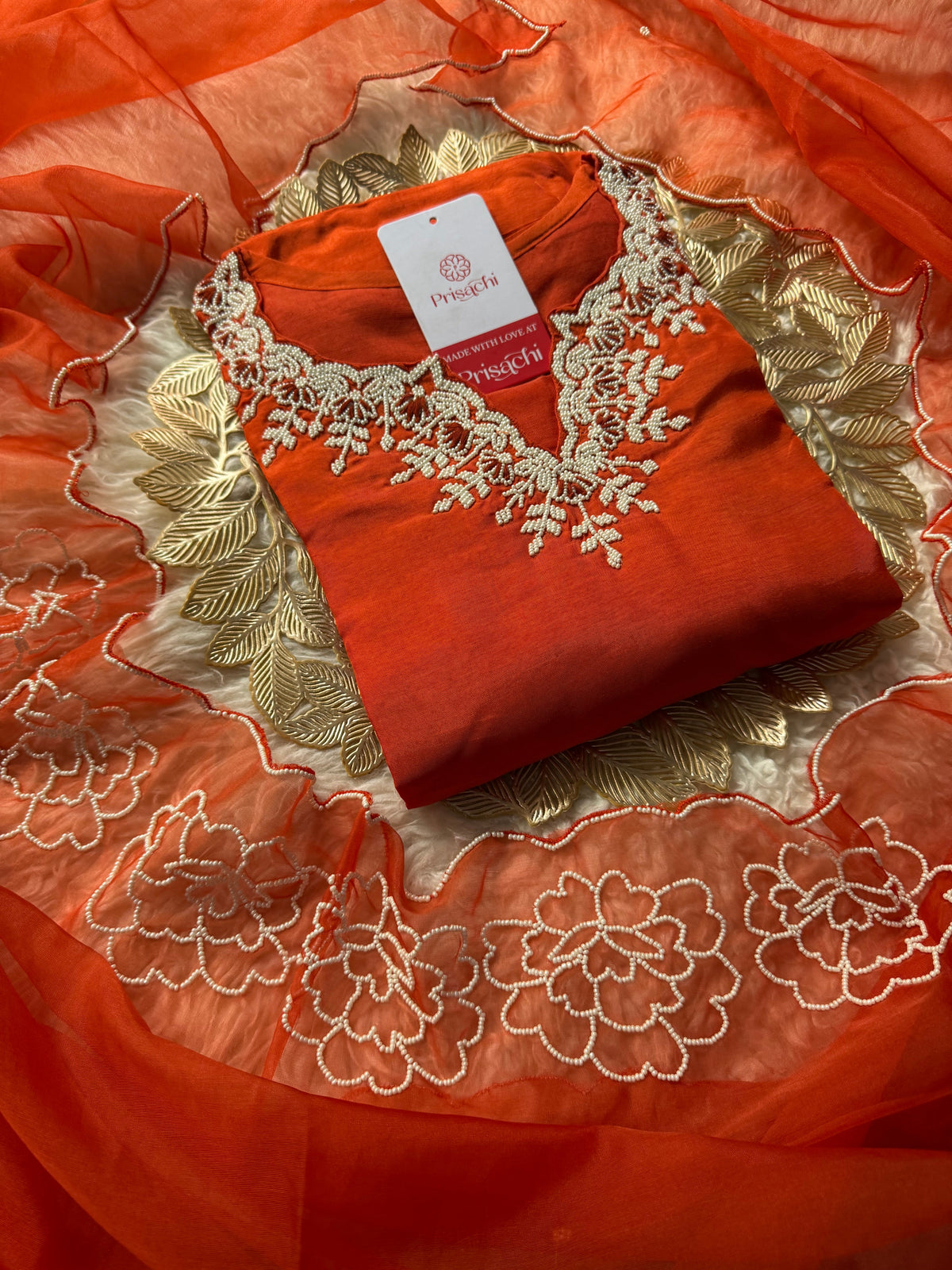 Embroidered kurta Pant  with dupatta