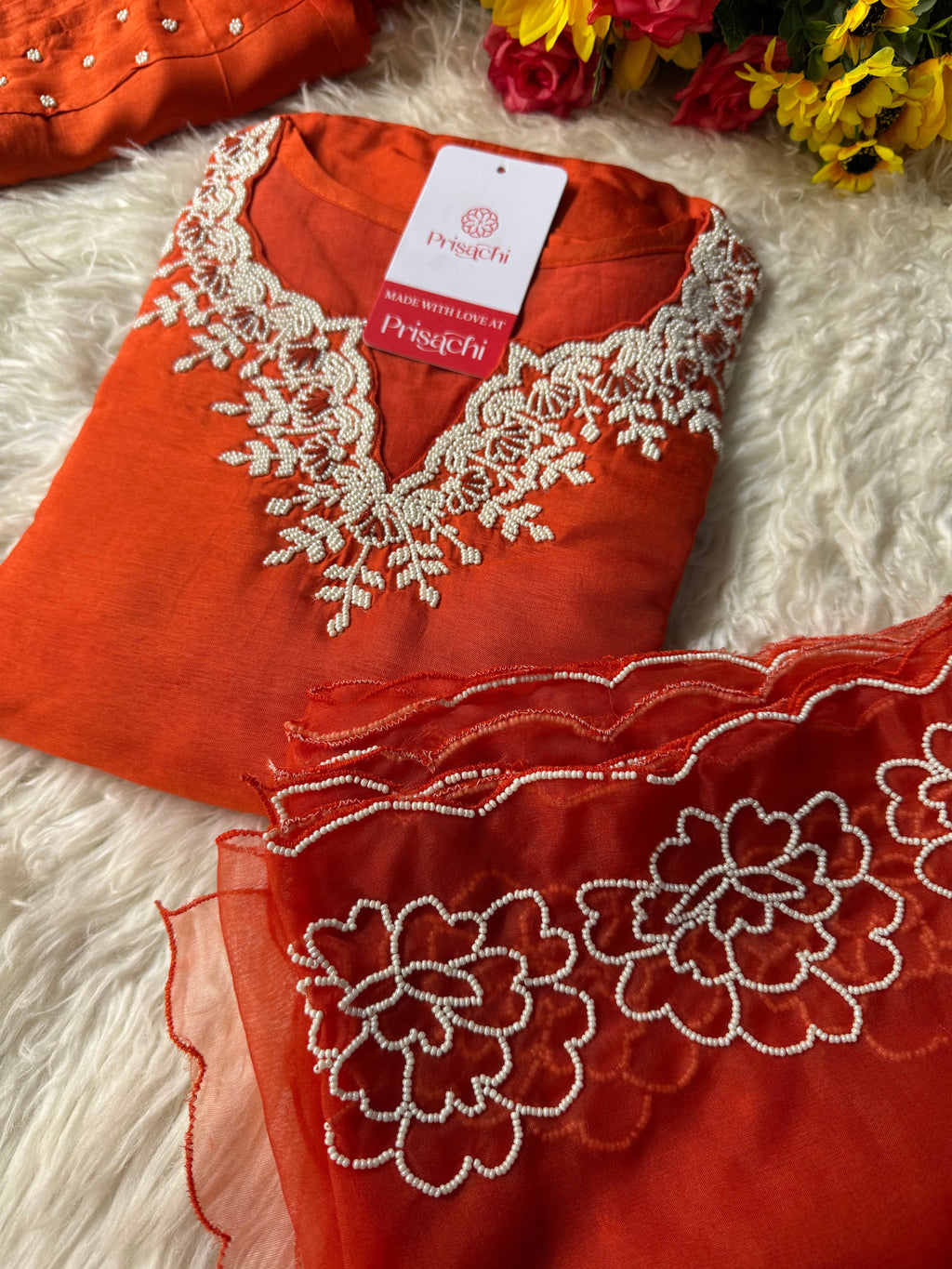 Embroidered kurta Pant  with dupatta