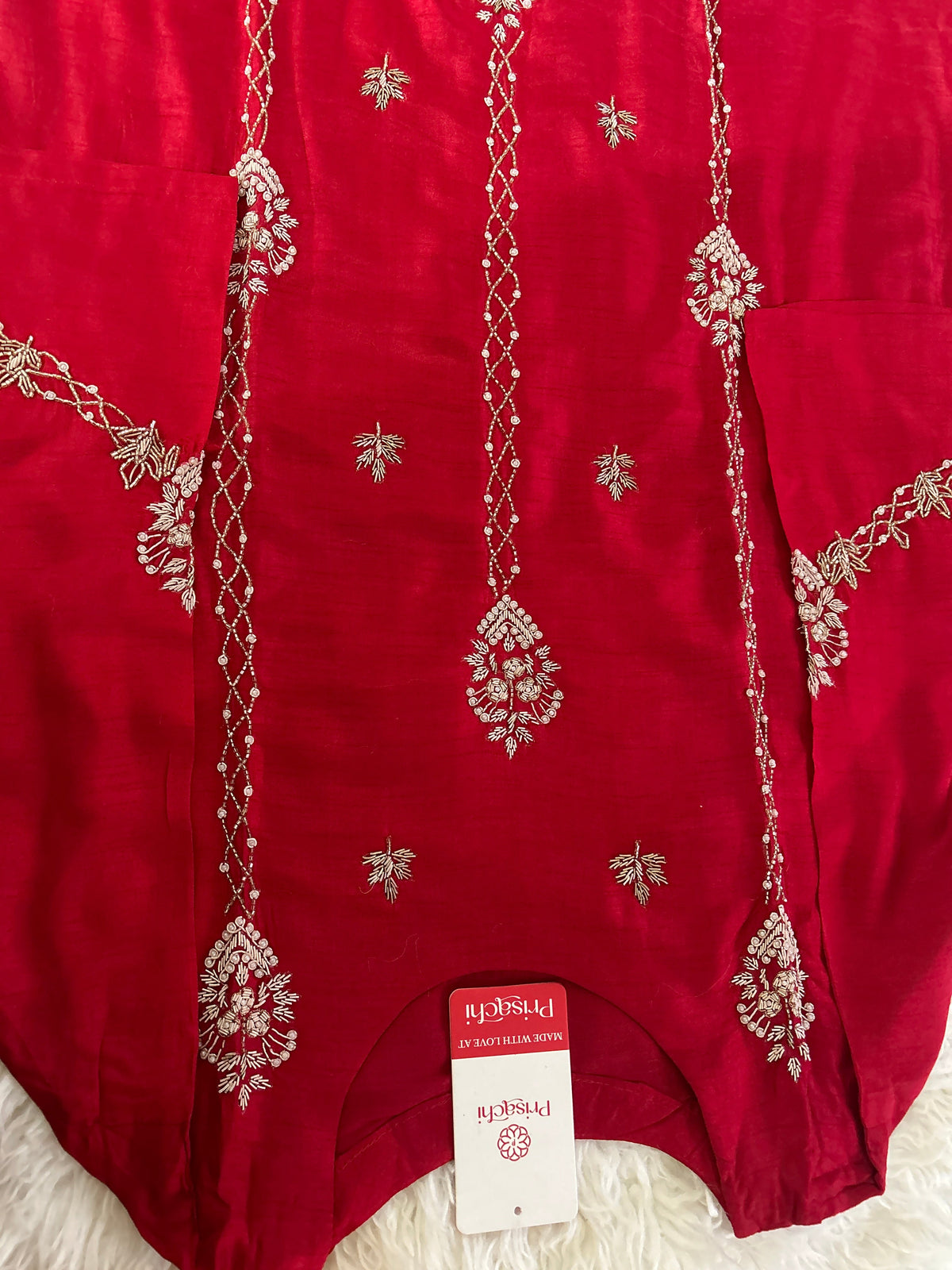Designer Embroidered kurta set with dupatta