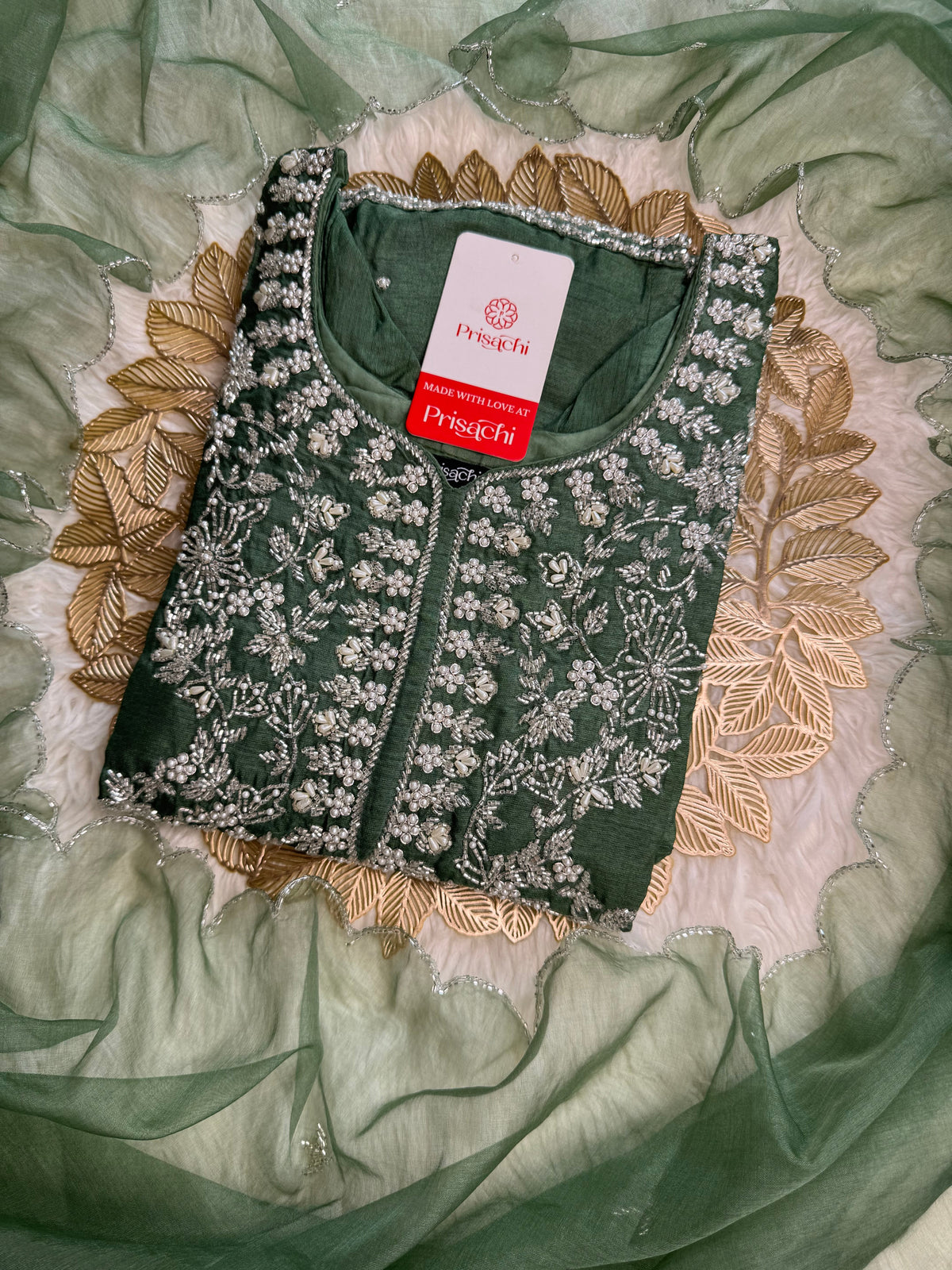 Maslin Designer Embroidered kurta set with dupatta