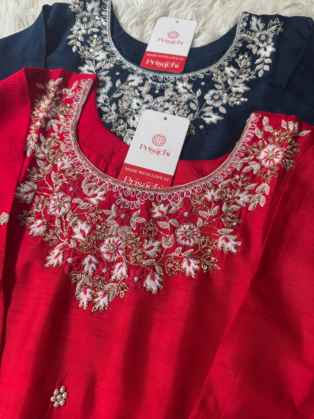 Embroidered kurta Bottom  with dupatta
