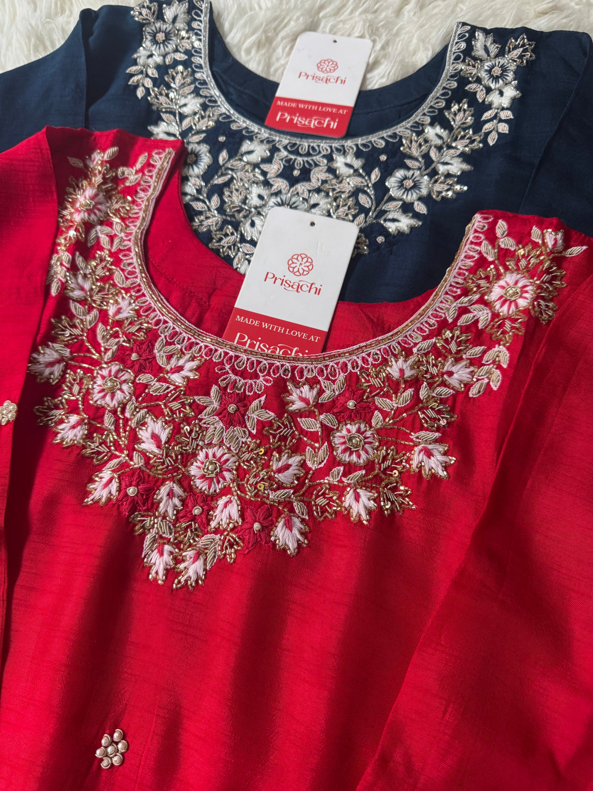 Embroidered kurta Bottom  with dupatta