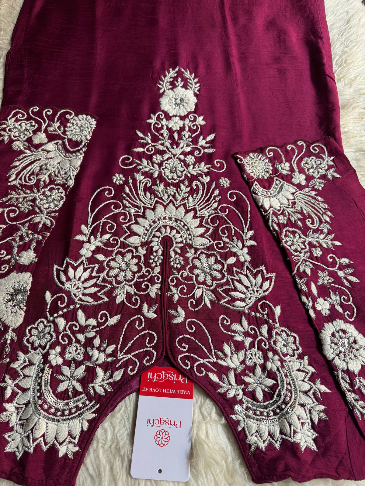 Designer Embroidered kurta Bottom  with dupatta