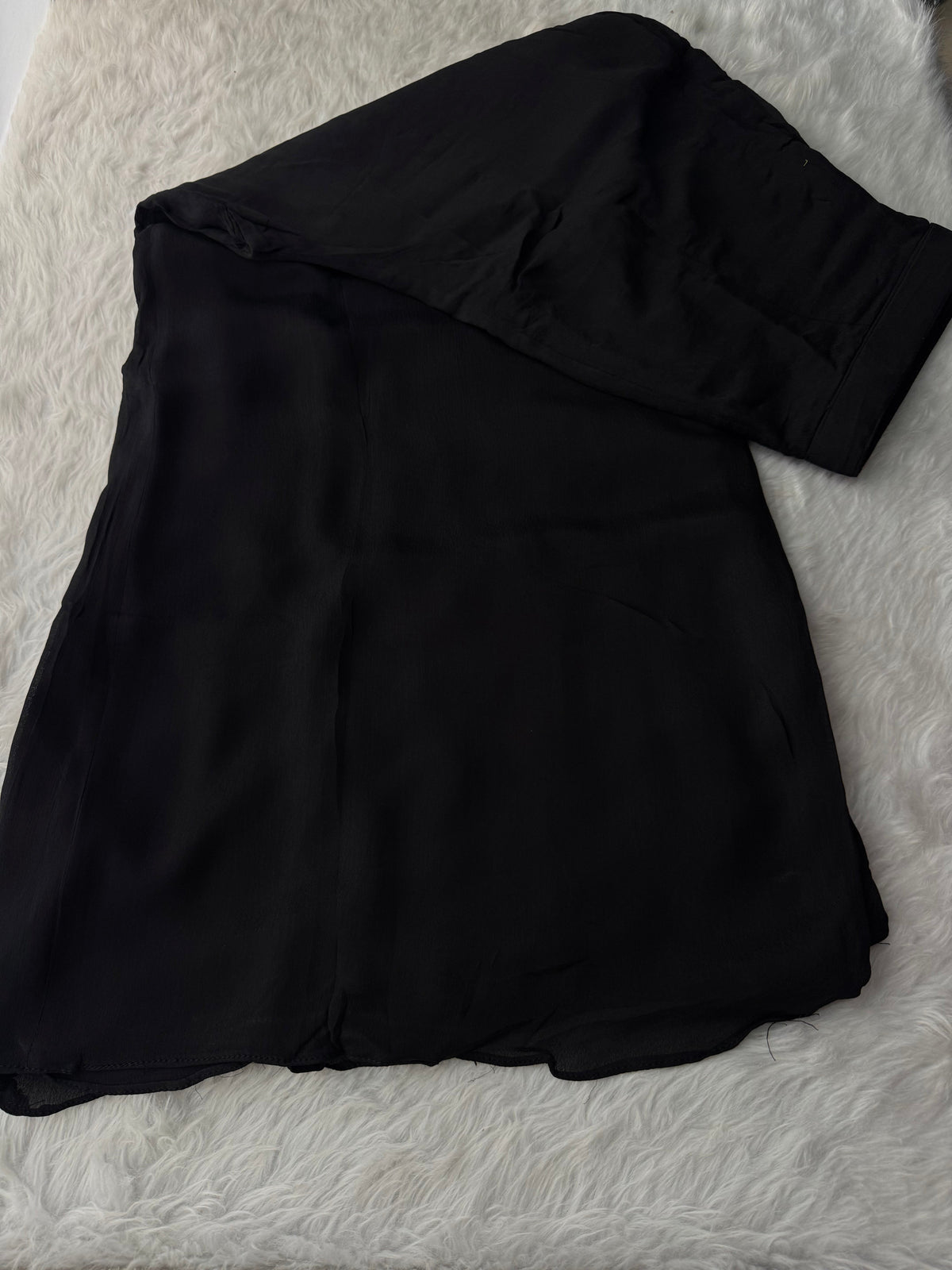 Black Designer Embroidered Kurta set with Palazzo and dupatta