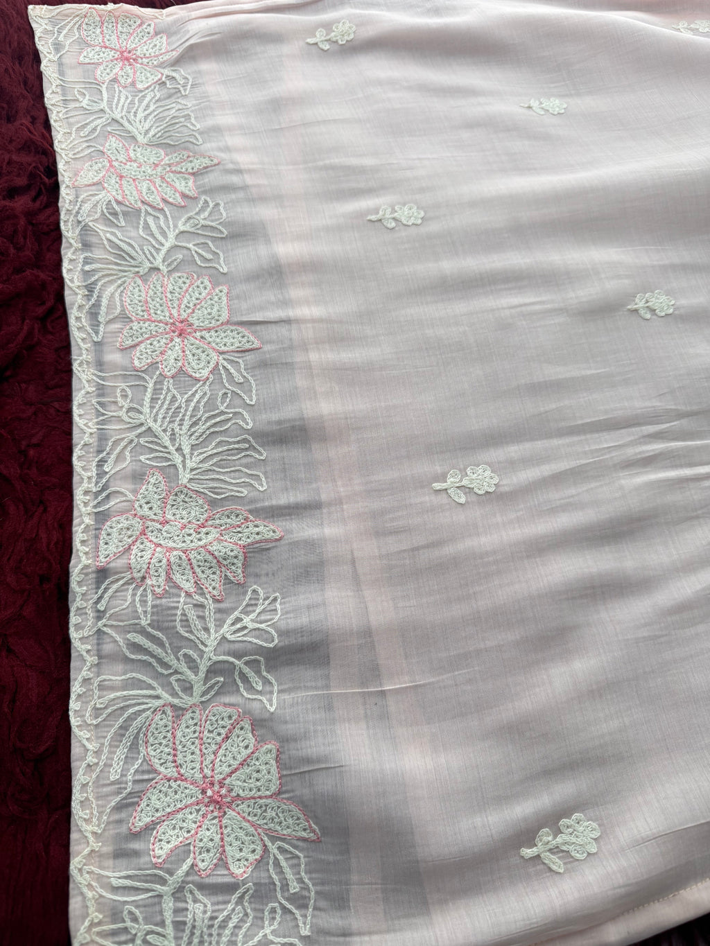 Blue Floral Thread Embroidered Ethnic Kurta Set with Pants and Dupatta | Traditional, Casual & Office Wear