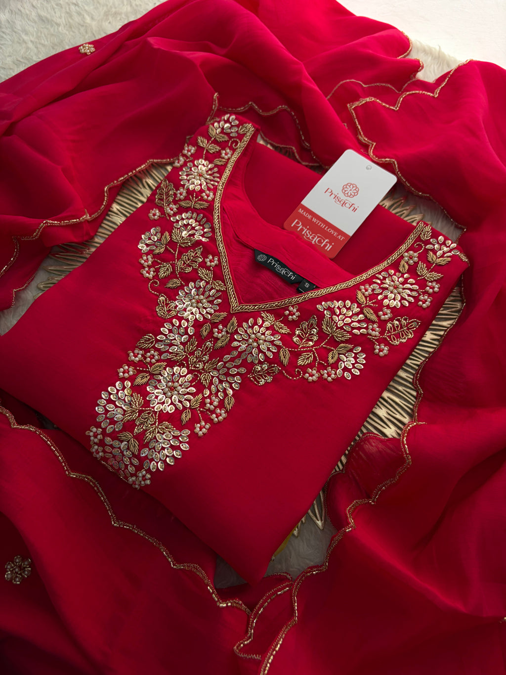 Black Embroidered Kurta Set for Women with Pants & Dupatta | Traditional Festive Wear