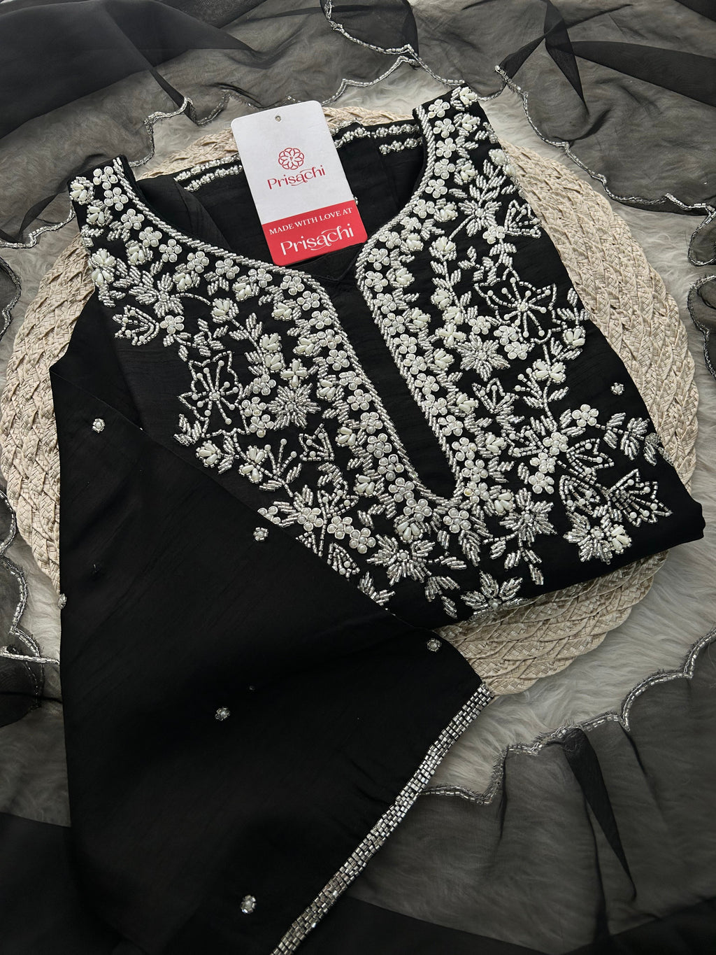 Designer Embroidered kurta pant with dupatta