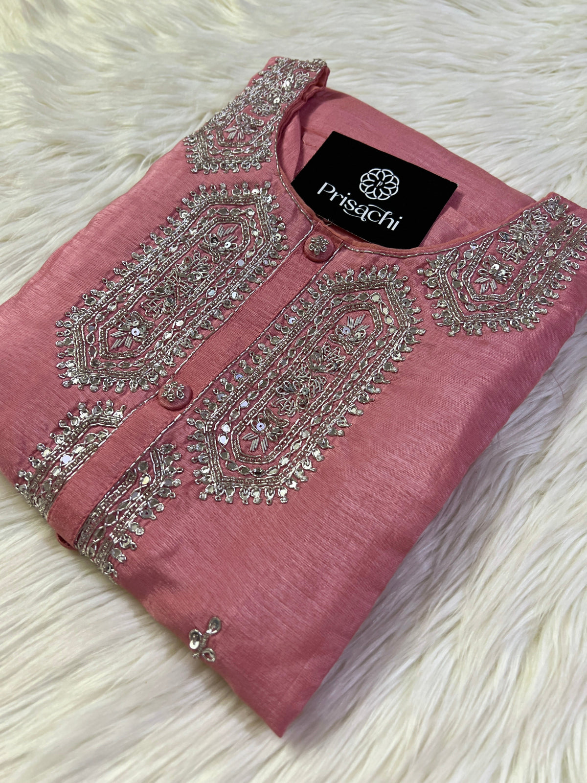 Designer Embroidered Ethnic kurta set with dupatta and pants for women