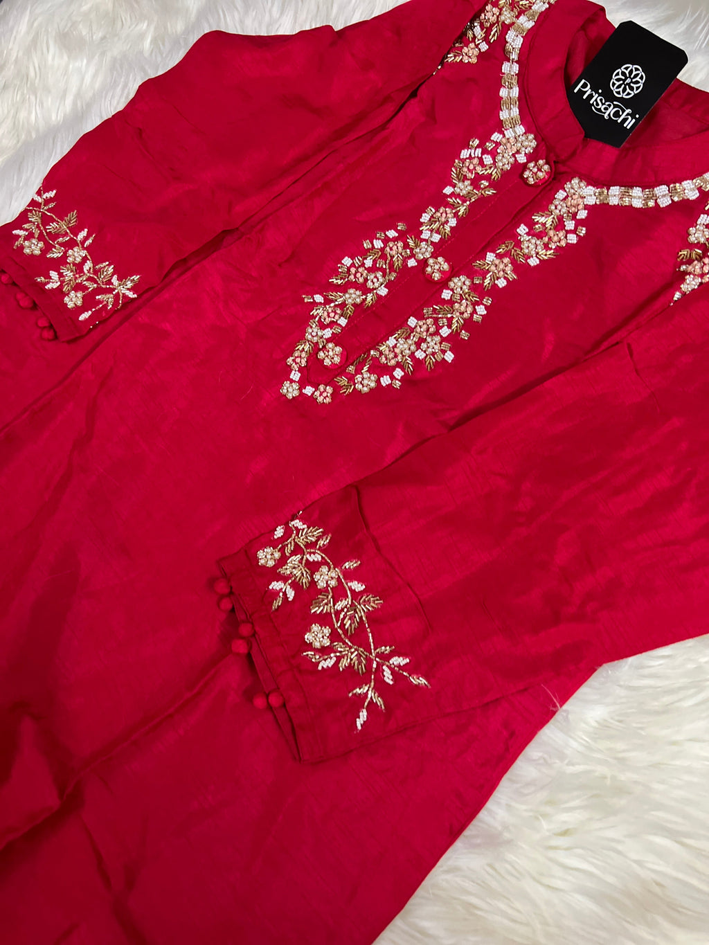 Designer Embroidered Ethnic kurta set with dupatta and pants